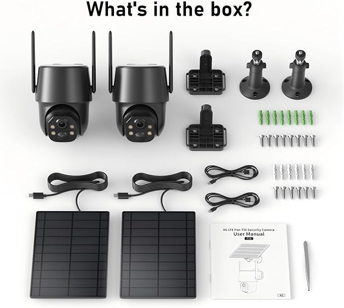 SEHMUA No WiFi Security Camera, 4G LTE Cellular Security Cameras Outdoor - Image 7