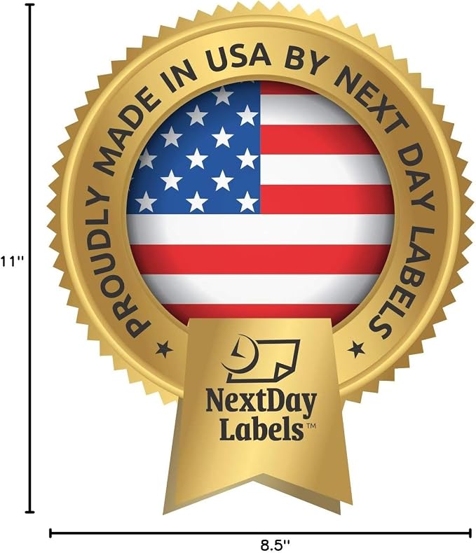 NextDayLabels - Employee Daily Attendance History Records, Letter Size Cards - Image 8
