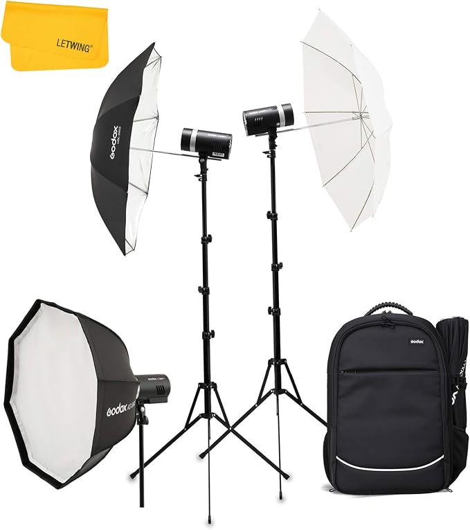 Godox AD300 Pro Strobe Light Photography Lighting Kit, 2.4G TTL 1/8000s HSS by GODOX