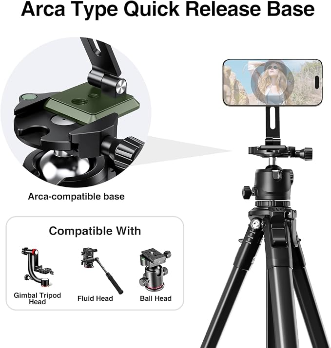 elitehood Aluminum Magsafe iPhone Tripod Mount - Image 5