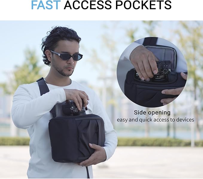 TAAOKA Camera Sling Bag for Photographer– Waterproof Crossbody Camera Bag - Image 3
