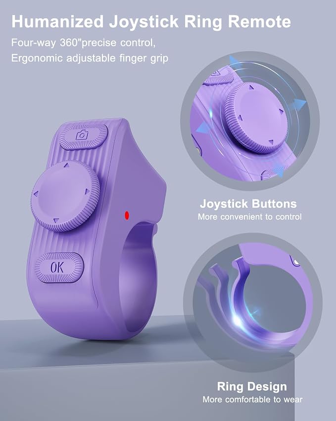 TikTok Scrolling Ring Remote Control, Camera Shutter Remote, Wireless Bluetooth - Image 4