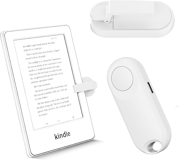 RF Remote Control Page Turner for Kindle Paperwhite Accessories Ipad Reading by Sycelu