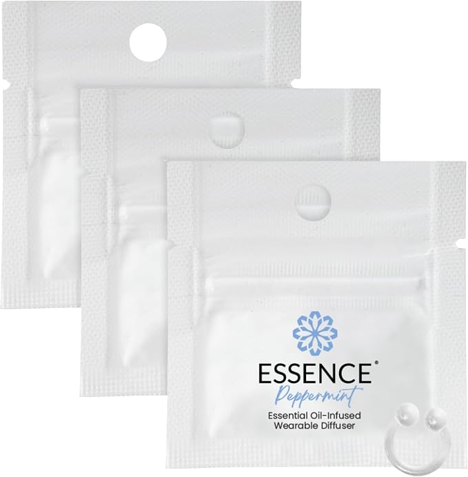 Essence Wearable Aromatherapy Nasal Diffuser – Peppermint Essential Oil Nose by Essence