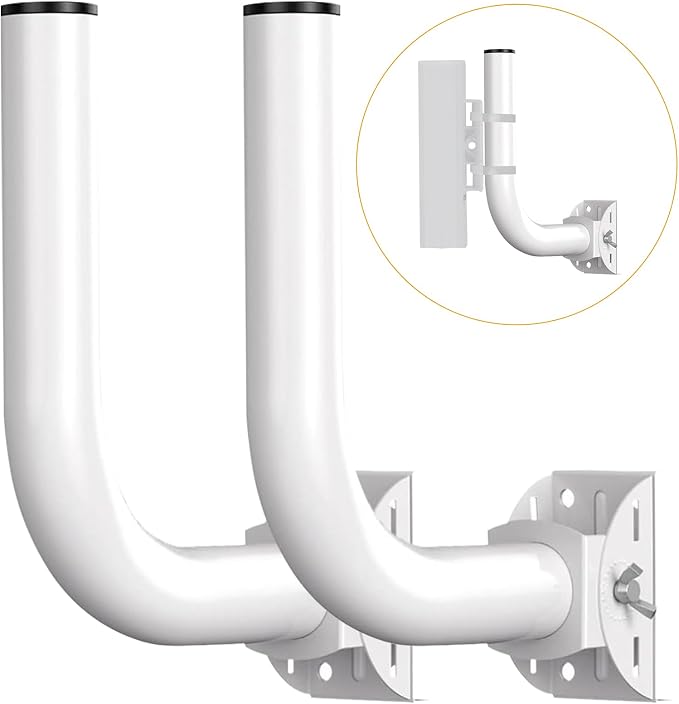 Networks Pole Mount Bracket, Universal 150° Adjustable Pole & Wall Mount by kdraco