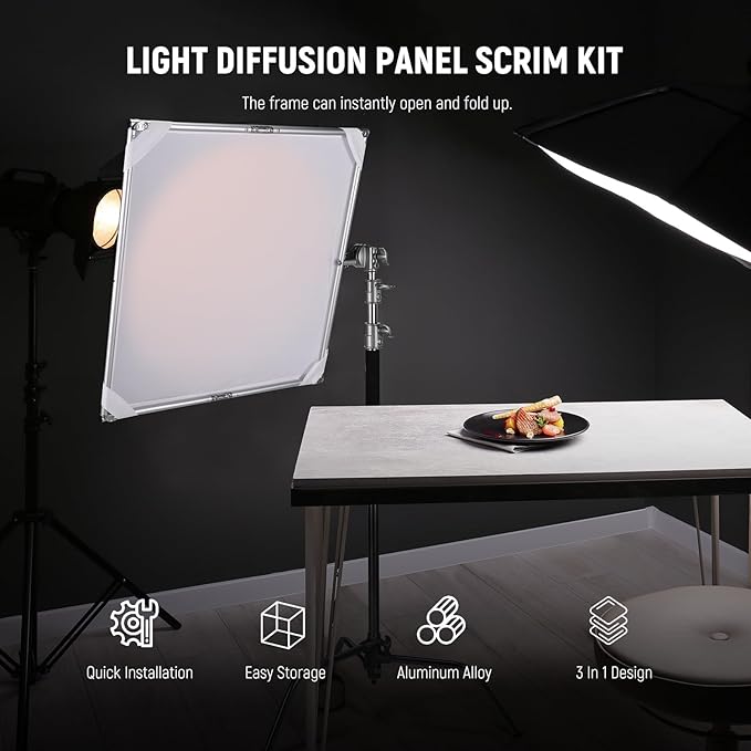 NEEWER Light Diffusion Panel Scrim Kit - Image 5