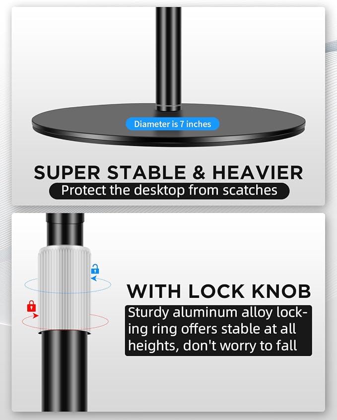 Webcam Stand, Light Stand Tripod - Image 3