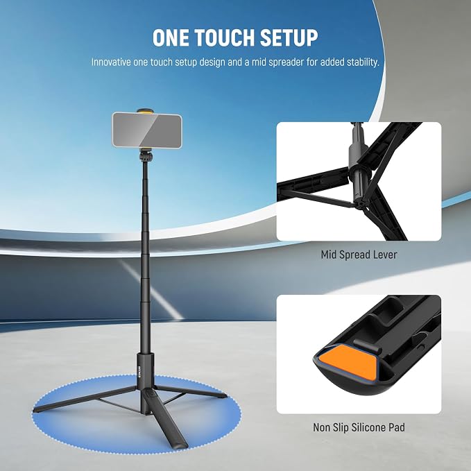 NEEWER Entry Level Version 16-71" Selfie Stick Tripod Compatible - Image 5