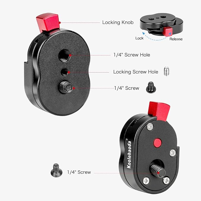 Koolehaoda Mini Quick Release Plate System - Image 3