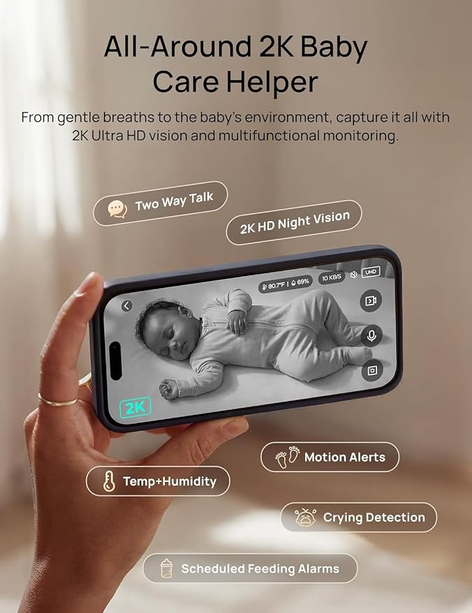 Dr.Care LumiView Max Smart WiFi Baby Monitor - Image 4