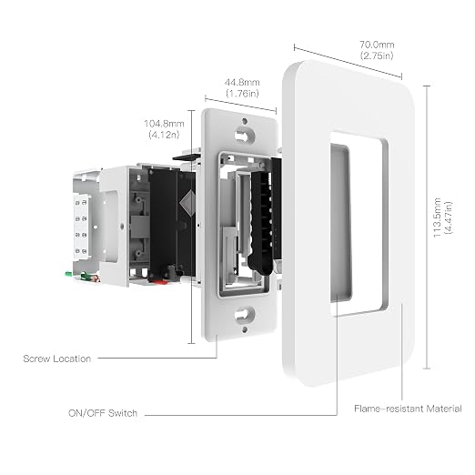 MOES WiFi Smart Light Switch No Neutral Wire, No Capacitor, No hub Required - Image 8