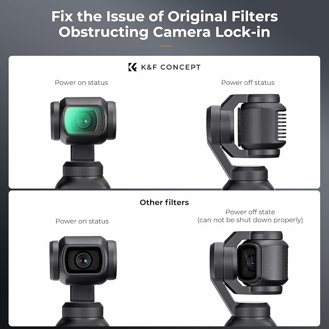 K&F CONCEPT Magnetic ND & Black Diffusion 1/4 Filter Set Compatible - Image 3