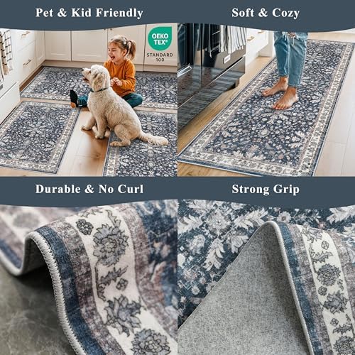 2x3 Non-Slip Washable Kitchen Rug - Image 5
