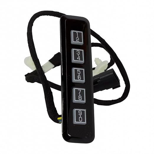 Ford 2015-2020 F-150 OEM LH Driver Door Pillar Mounted Keyless Entry Lock Wired - Image 2