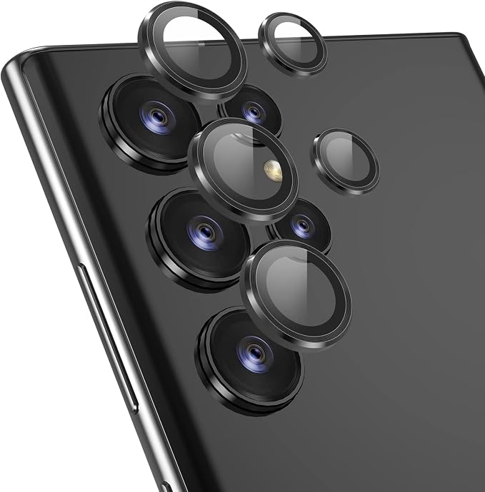 YWXYW for Samsung Galaxy S22 Ultra Camera Lens Protector, Aluminum Alloy by YWXTW