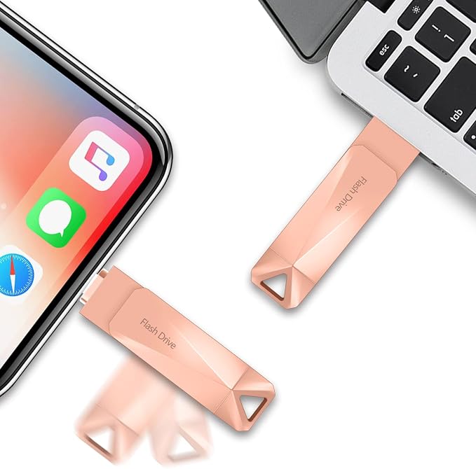 512GB Photo Stick for Phone, Qainerly USB Flash Drive for Phone All Models - Image 2