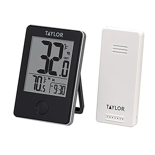 Taylor Wireless Digital Indoor Outdoor Thermometer, and Indoor Areas by Taylor