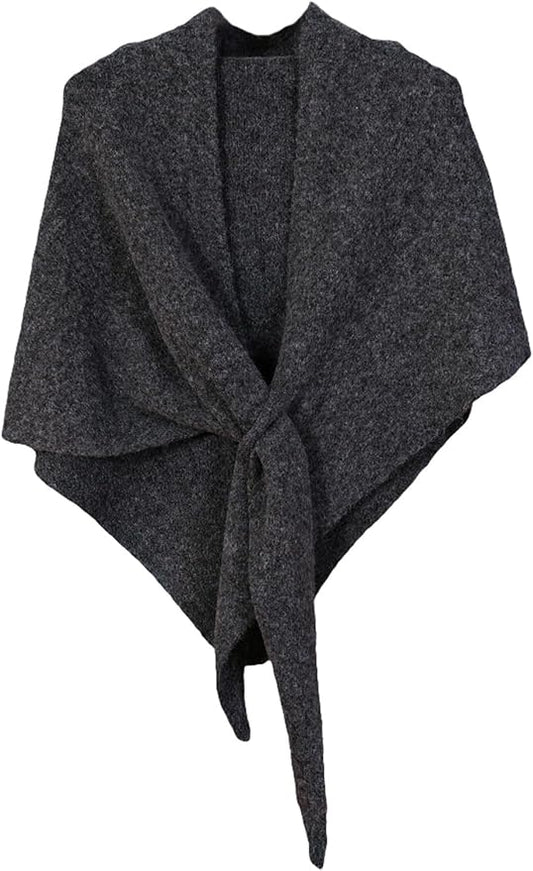 Shawls Wraps Women Triangle Sweater Scarf Warm Wool Blend Pashmina Cape Cold by Obosoyo