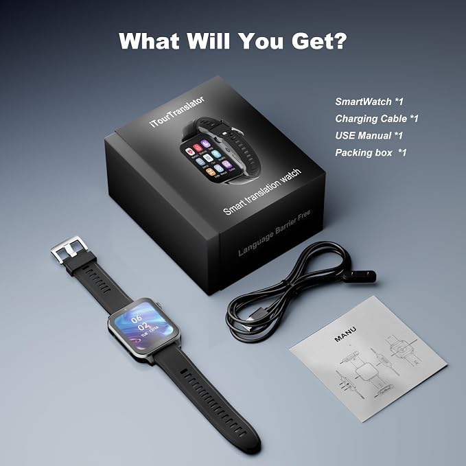 Smart Watch, Real Time Smart Translation Watch, Two-way Instant Voice - Image 11