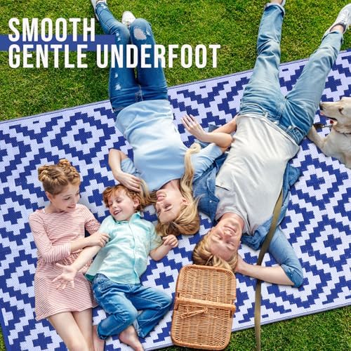 OLANLY Outdoor Rug 6x9 ft Waterproof Reversible Mat - Image 5