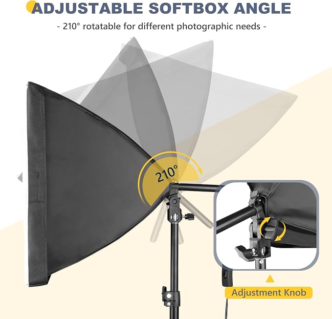 Torjim Softbox Photography Lighting Kit, Studio Lights - Image 6
