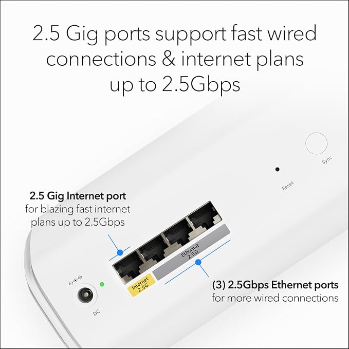 NETGEAR Orbi 770 Series Tri-Band WiFi 7 Mesh Network System - Image 6