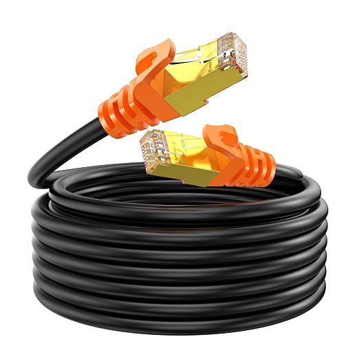 300 ft Cat 7 Ethernet Cable, Outdoor and Indoor LAN Cord by Concentrated%2Fprofessional%2Ffocu