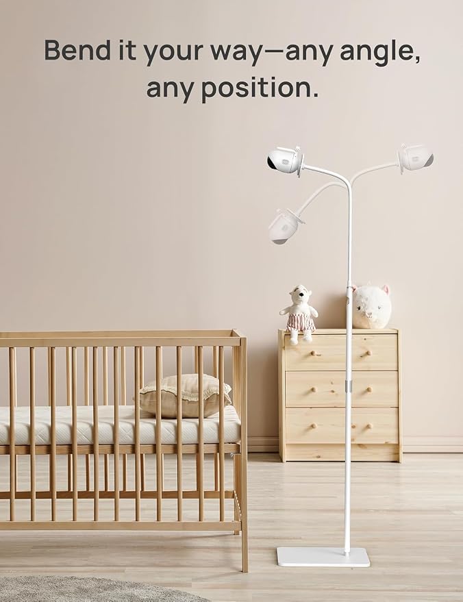 Dr.Care Baby Monitor Floor Stand, Universal Adjustable Gooseneck Holder - Image 3