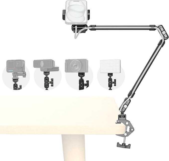 SmallRig 26" Magic Arm with Super Clamp, Overhead Phone Mount, Flexible Desk by SmallRig