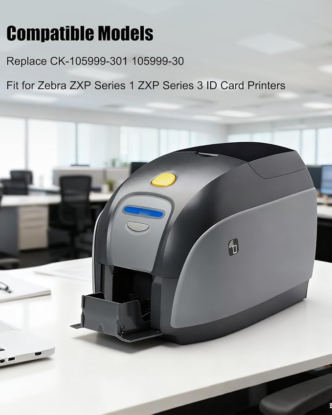 4 PCS Cleaning Kits Fit for Zebra ZXP Series 1 ZXP Series 3 ID Card Printers - Image 5