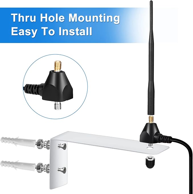 Smart Gate Door Opener Antenna 433.92 MHz Long Range Receiver 10 feet Low Loss - Image 3