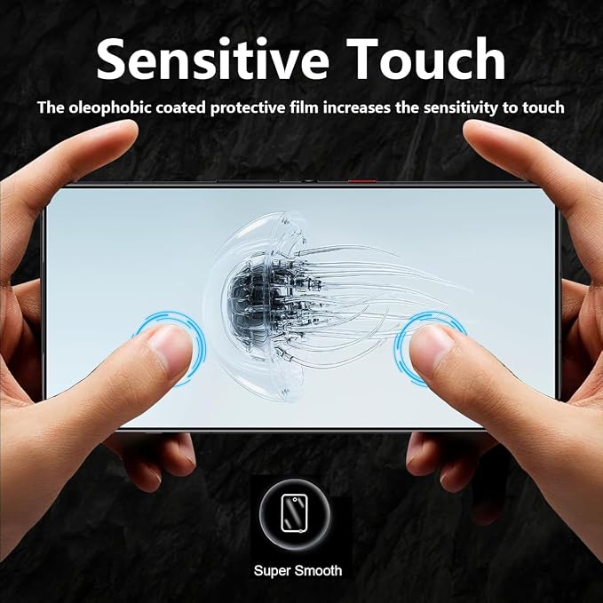 3 Pack Compatible with Nubia Red Magic 10 Pro/10 Pro+ screen protector Tempered - Image 7
