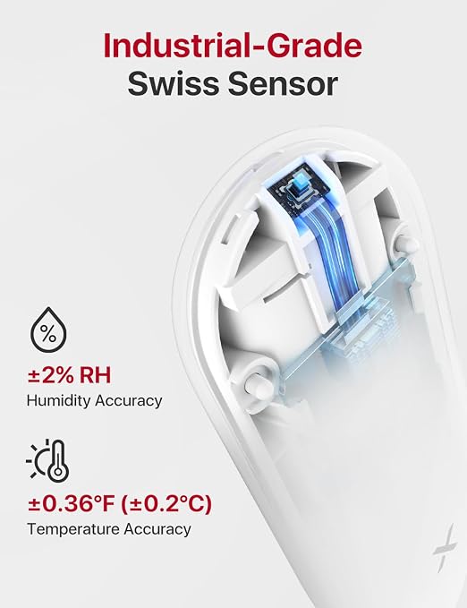 X-Sense Indoor WiFi Thermometer Hygrometer, Room Thermometer - Image 4