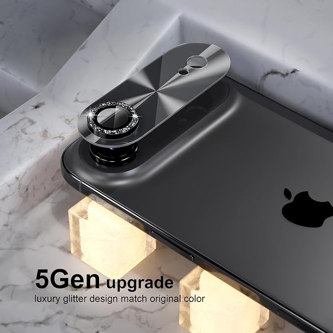 Choiche Compatible for iPhone 17 Air Camera Lens Protector, Bling Camera Cover - Image 7
