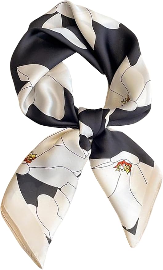 Silky Scarf for Women Lightweight Satin Bandanas Neck Hair Wrap For Sleeping by OnllhNiceScarfForWomen
