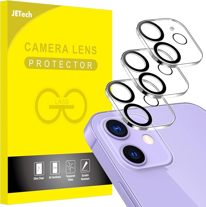 JETech Camera Lens Protector for iPhone 11 6.1-Inch and iPhone 12 mini 5.4-Inch by JETech