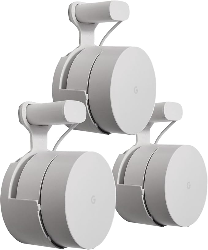 Google WiFi Outlet Holder Mount Stand: No Messy Screws! by MountGenie