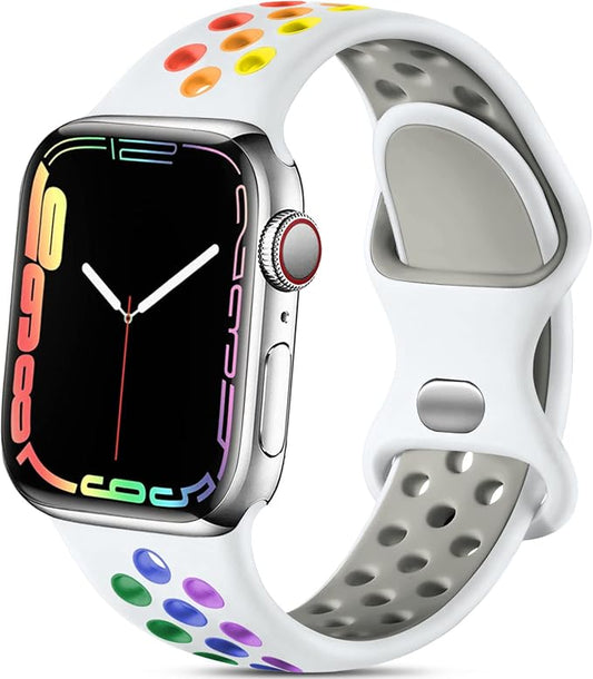 Lerobo Compatible with Apple Watch Bands 44mm 45mm 42mm 46mm 49mm, Sport Soft by Lerobo