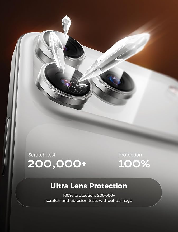 MAGIC JOHN for iPhone 17 Pro Max/17 Pro Camera Lens Protector 9H Aerospace - Image 3