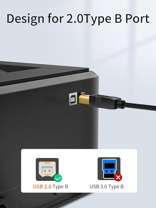 CableCreation USB C to USB B Printer Cable - Image 4