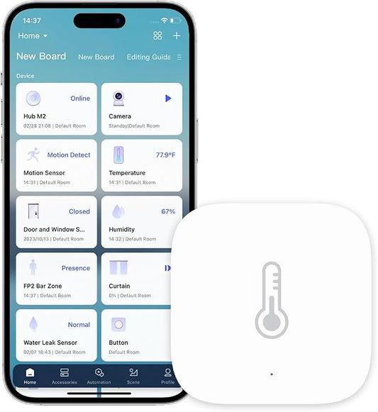 Aqara Zigbee Temperature and Humidity Sensor, Wireless Thermometer Hygrometer by Aqara