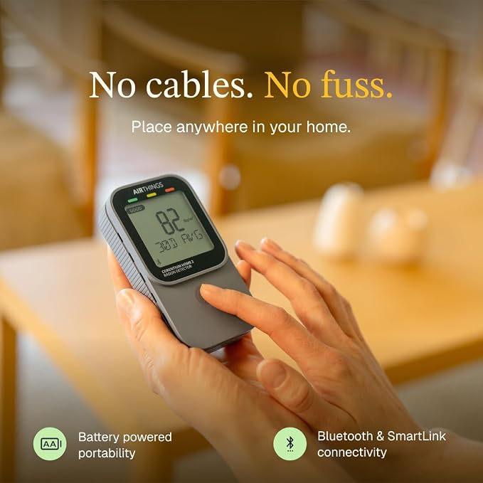 Airthings 325 Corentium Home 2 Smart Digital Radon Detector - Image 3