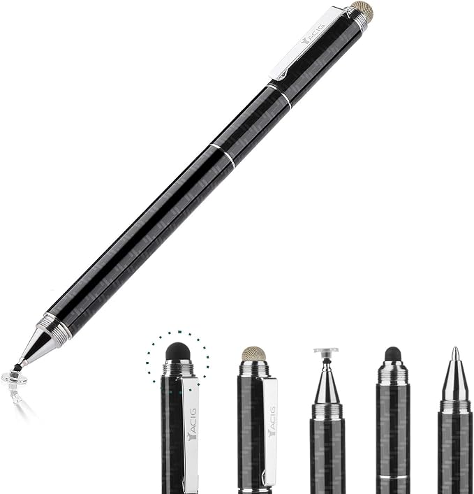 Capacitive Stylus Pen, 4-in-1 High Sensitivity and Precision Touch Screen by Yacig