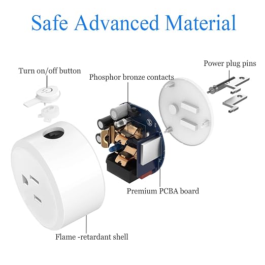 Smart Plug, ZigBee Switch Mini Smart Outlet Works - Image 3