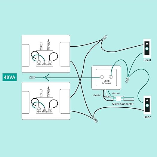 24V 40VA Doorbell Transformer - Image 6