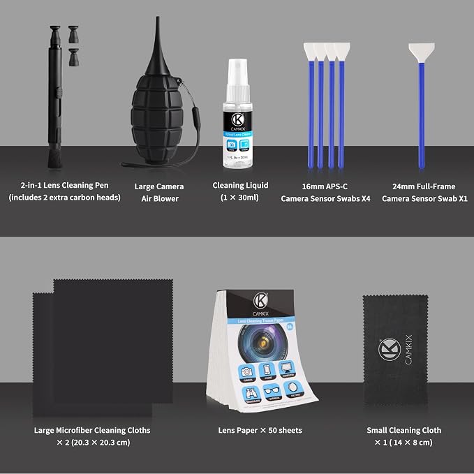 Camkix 14-in-1 Camera Lens Cleaning Kit - Image 2