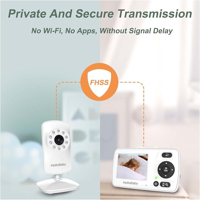 HelloBaby HB30 Video Baby Monitor - Image 4
