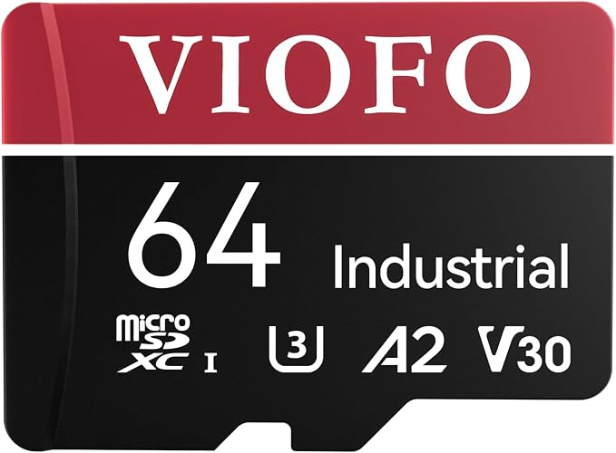 VIOFO 64GB Industrial Grade High Endurance microSDXC Card by PioneerinDashCamImagingSince2010