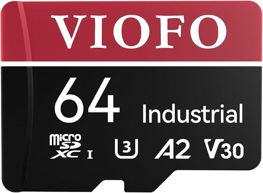 VIOFO 64GB Industrial Grade High Endurance microSDXC Card by PioneerinDashCamImagingSince2010