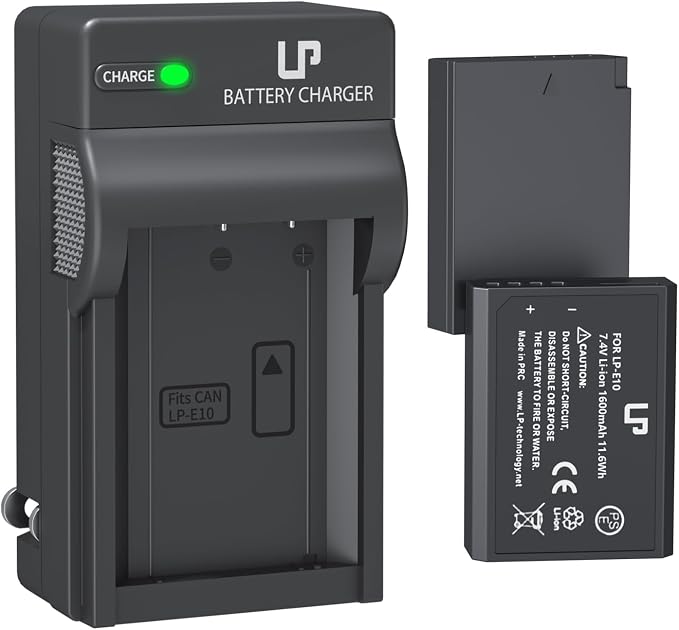 LP LP-E10 Battery Charger Pack, Compatible by LP